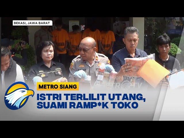 Istri Terlilit Utang, Suami R4mp0k Toko