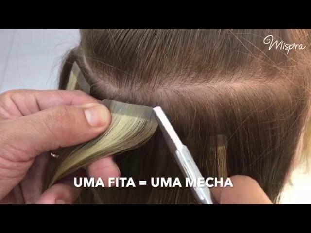 MEGA HAIR EM FITA ADESIVA - FITA MONOFACE