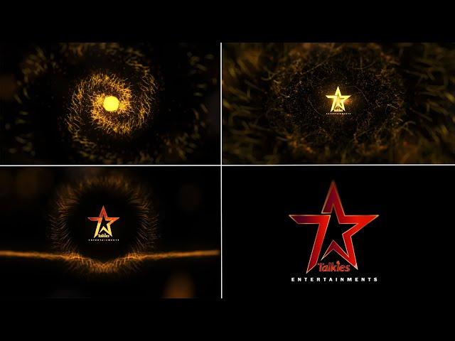 7 Star talkies Logo intro | Gold particles logo intro | Gold particles logo reveal