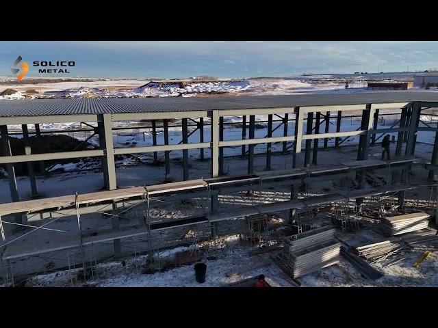 Steel Structure for Commercial Retail Unit in Okotoks, by Solico Metal