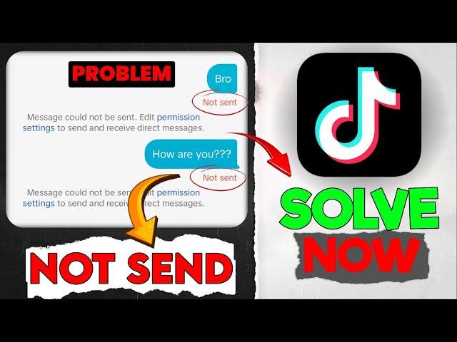 TikTok message not send problem | Fix in 2 minutes