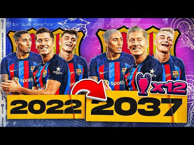 ILE WYGRA BARCA LEWANDOWSKIEGO PRZEZ 15 LAT? SYMULACJA W FIFIE 22!