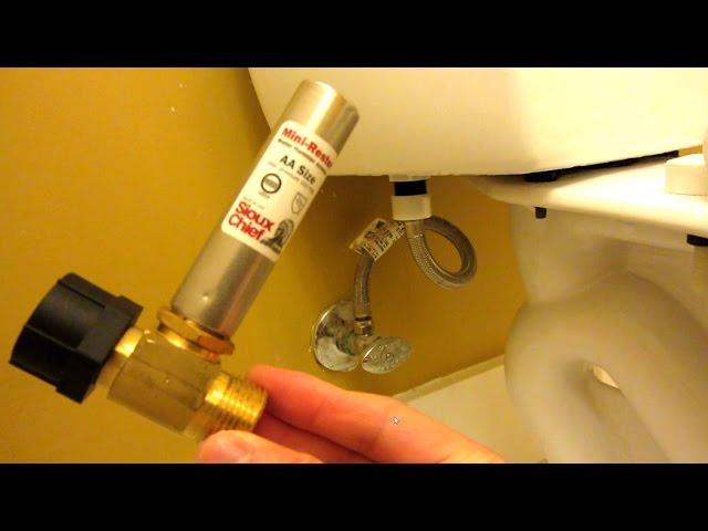 How to Install Toilet Water Hammer Arrestor (Sioux Chief 660 TK)