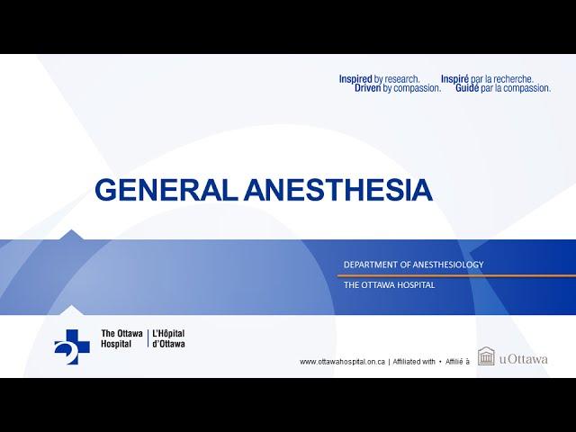 6. General Anesthesia