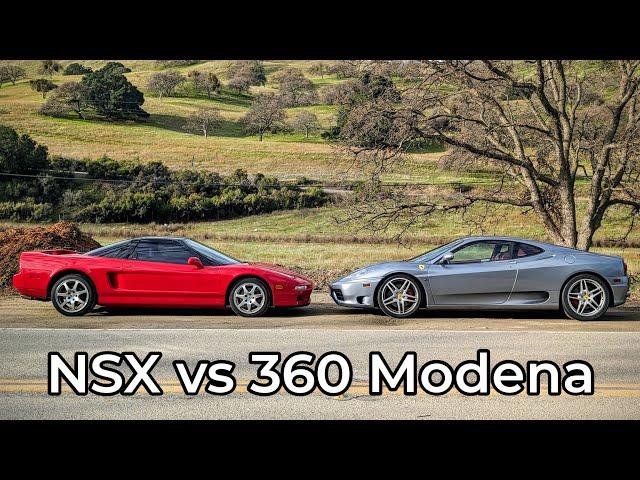 1992 Acura NSX vs 2000 Ferrari 360 Modena - Head to Head Review!