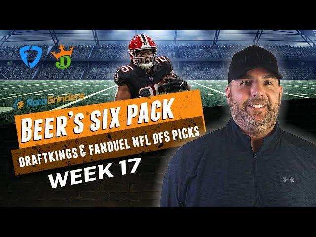 DRAFTKINGS & FANDUEL NFL PICKS WEEK 17 - DFS 6 PACK