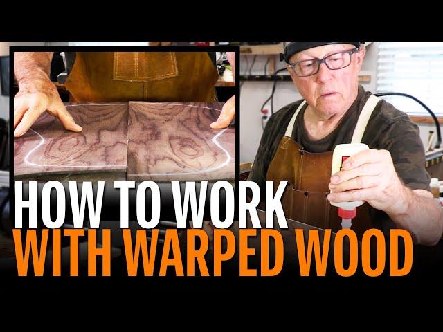 Working with warped wood: flattening and joining