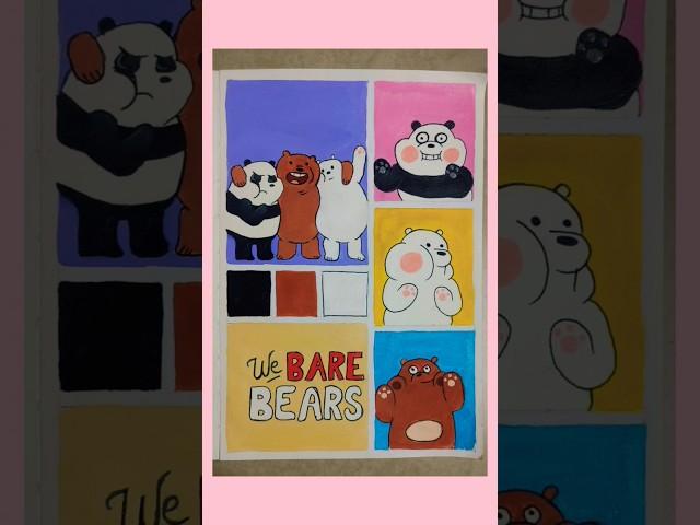 We Bare Bears  Mood board| #art #drawing #webarebear #painting #moodboard #shorts