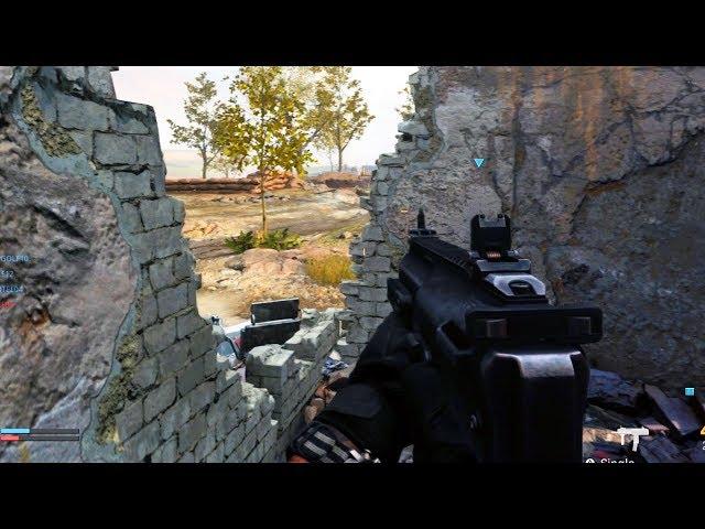 GROUND WAR in Modern Warfare (10 vs 10 MP7 Headquarters Gameplay)