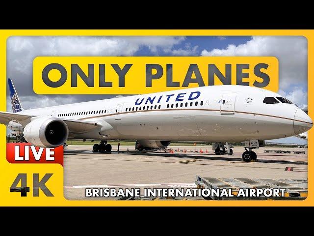  LIVE! SUNDAY FUNDAY Plane Spotting at BNE w/ ATC | Brisbane International Airport, Australia ️