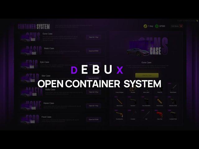 [FIVEM] OPEN CONTAINER (Case Opening)