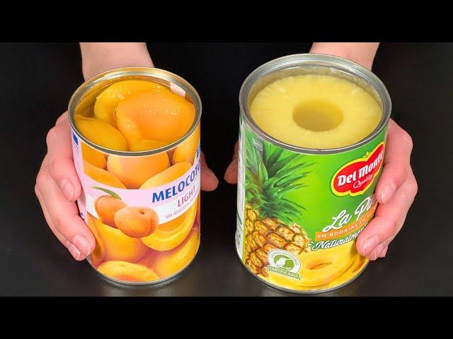 Whip peaches with pineapple! The best no-bake Christmas dessert!