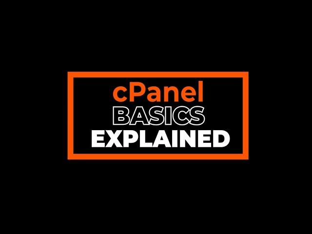 The Complete Guide to cPanel for Beginners. Basics of #cPanel Explained Easily under 15 mins.