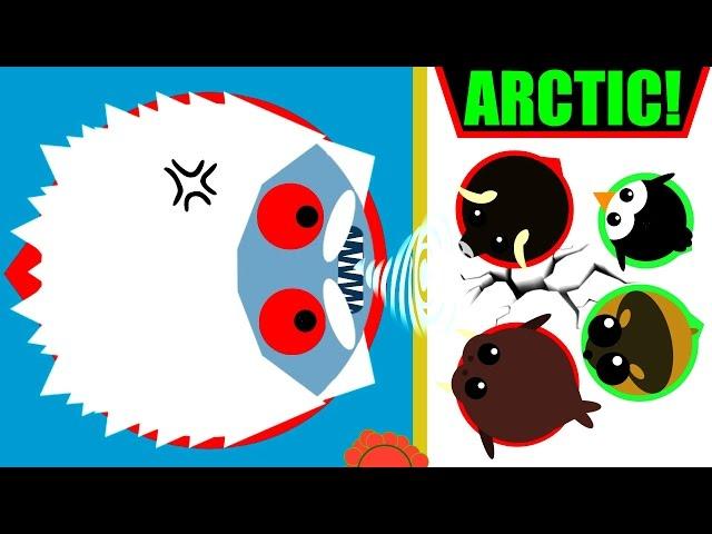 MOPE.IO NEW ARCTIC ANIMALS UPDATE | NEW ARCTIC BIOME | 12 NEW ANIMALS | MOPE.IO NEW UPDATE (Mope.io)