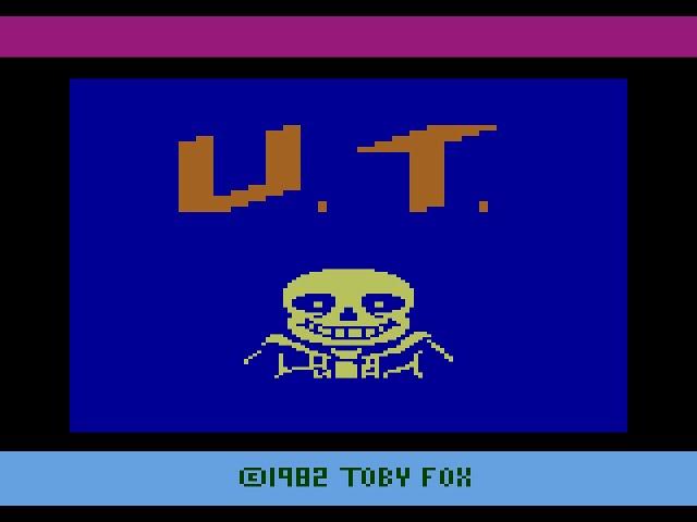 Undertale - Megalovania [Atari 2600/VCS cover]