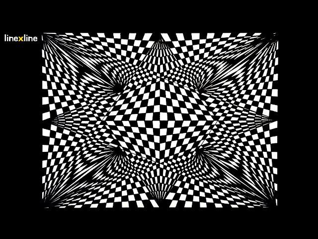 [OP ART] How to draw optical illusion art l Geometric art #037