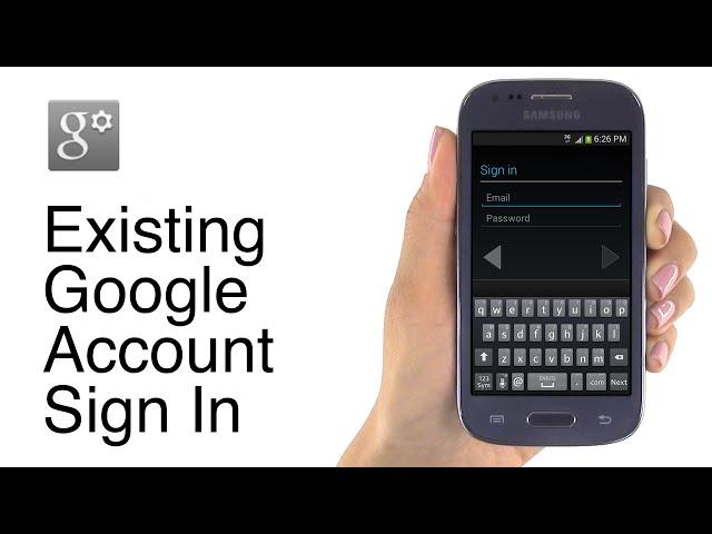 How to Sign In to an Existing Google Account on the Jitterbug Touch3 Smartphone