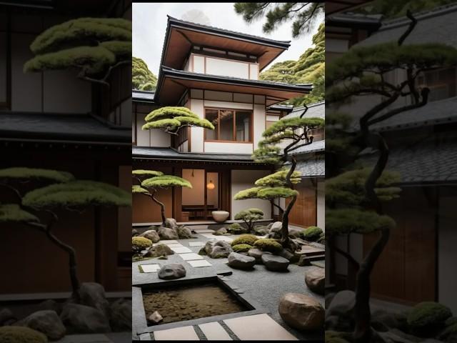 Would you live in a Traditional Japanese inspired home? #japanese #aiimages #viralvideo #trending