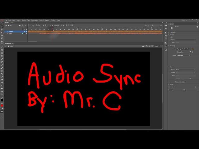 Adobe Animate - Audio Sync