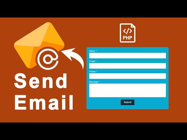 PHP Form Submit To Send Email | Contact Form Submit to Email Using PHP
