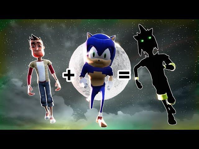 SONIC THE HEDGEHOG & PLAYER Fusion (Hello Neighbor Short Film)