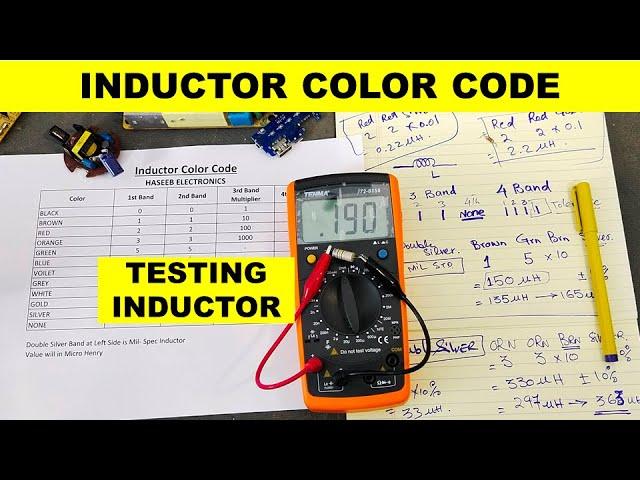 {809} How To Read Inductor Color Code || How To Measure Inductance