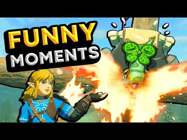 ZELDA Tears of the Kingdom: MEMES & FAILS Compilation