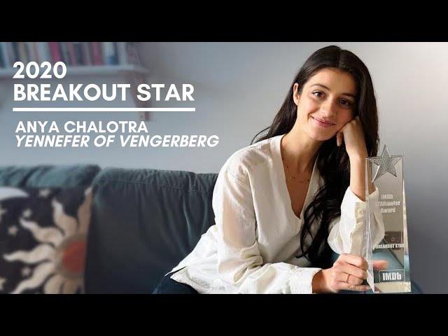 Anya Chalotra Receives the IMDb "Breakout" STARmeter Award