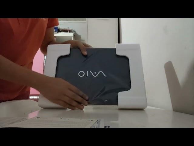 unboxing do meu novo notebook Vaio Fe15 i3