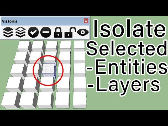 Isolate Object in SketchUp - Plugin