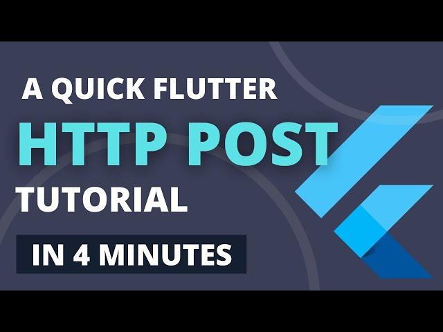 Flutter HTTP POST | Send Data to the Server | Flutter Tutorial for Beginners