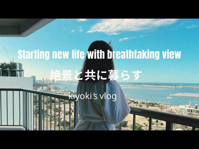 【Beginning of of slow life near the water】Breathtaking view | cooking delicious Hummus and chicken