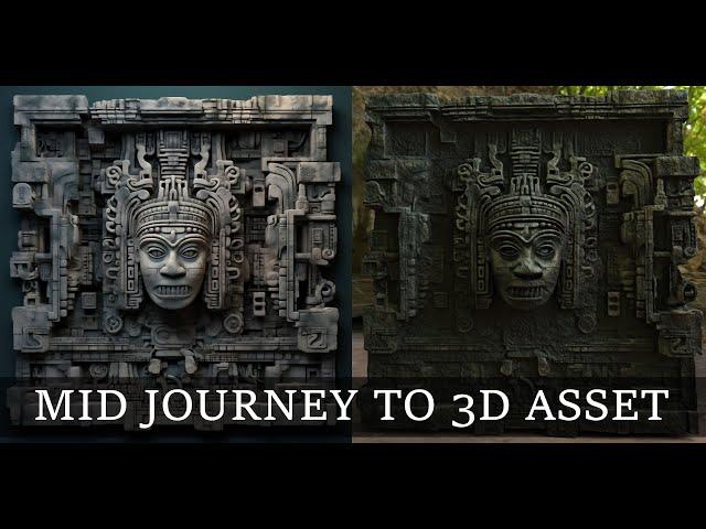 Mid Journey to 3D Asset