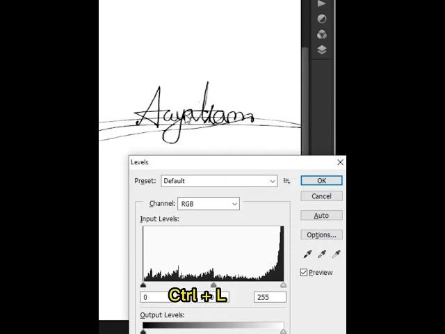 Quickly Remove Backgrounds from Signature in Photoshop #short #backgroundremove #photoshop_tutorial