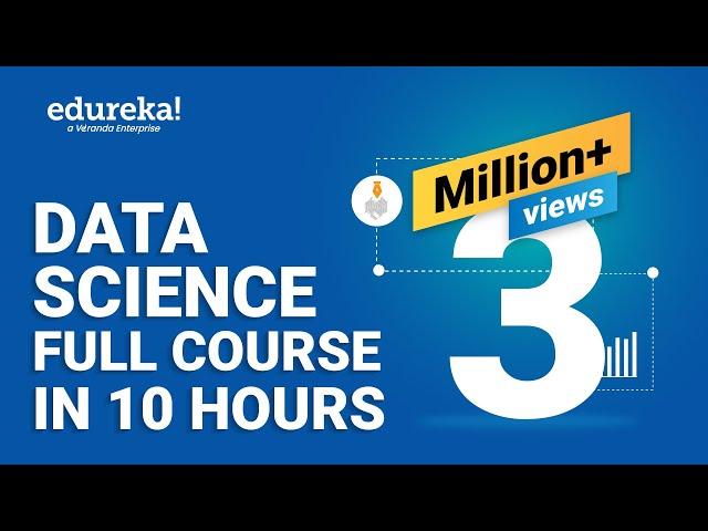 Data Science Full Course - Learn Data Science in 10 Hours | Data Science For Beginners | Edureka