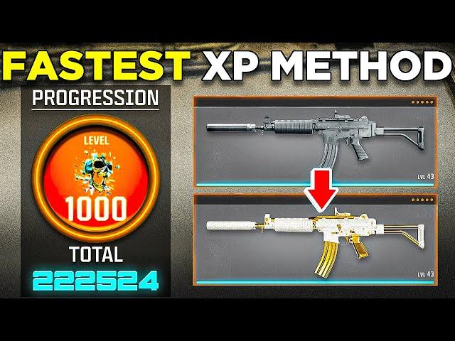 *NEW* FASTEST METHOD TO RANK UP in BLACK OPS 6!  (Max Weapon Levels and Prestige Fast) BO6 / Zombie