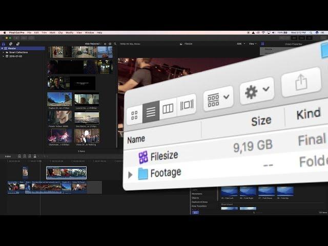 This is why your Final Cut Pro project is so large // Bloated Library in FCPX Solution