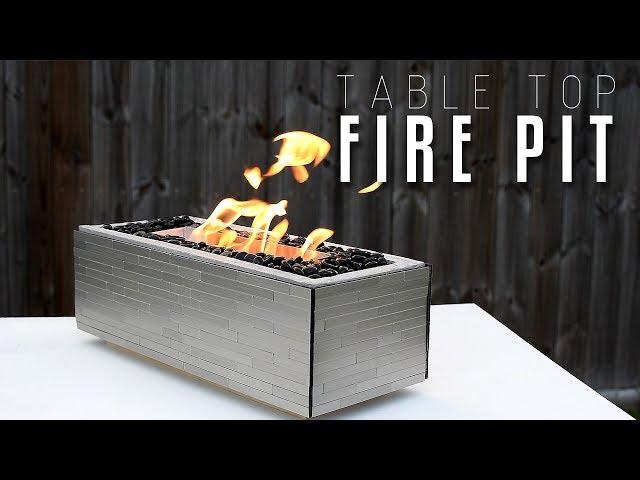 Making a table top FIRE PIT