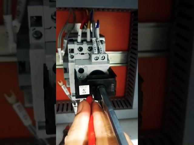 MPCB testing process. #mpcb #shorts #electrical #circuit #breaker