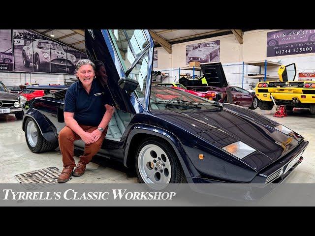 Reviving Supercar Glory: Lamborghini Countach sympathetic restoration | Tyrrell's Classic Workshop