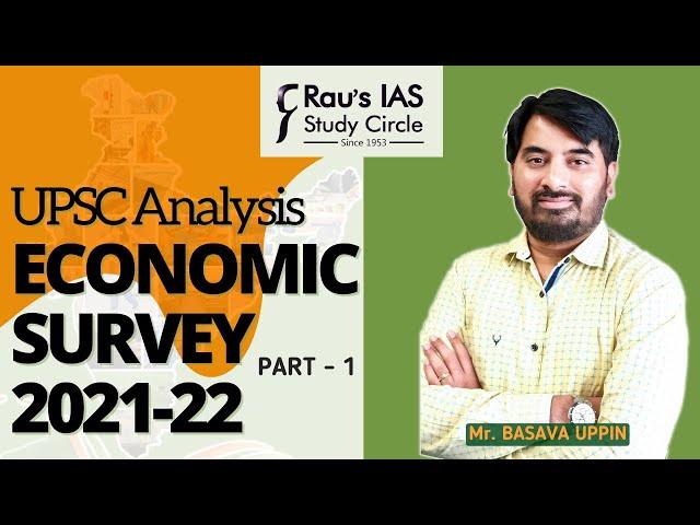 Economic Survey 2021-22  Highlights Part-1 | Analysis & Explanation for UPSC | Rau's IAS