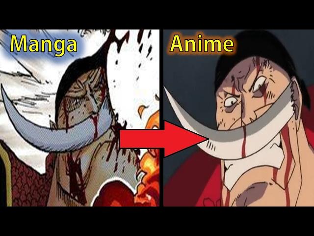 One Piece - 5 Manga & Anime Differences