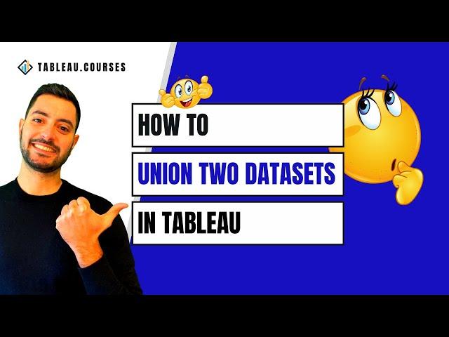 How to Union Datasets in Tableau in 3 Simple Steps