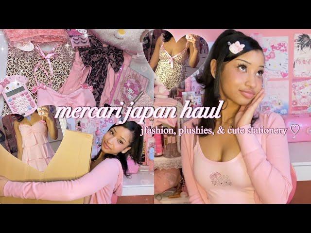 girly japan online thrift try on haul!  (gyaru j-fashion, stationery + plushies!)