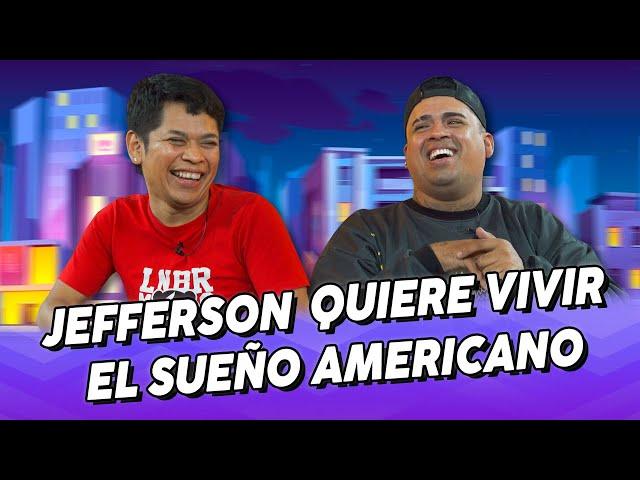 Jefferson quiere vivir el sueño americano | Noches de Comedia | Jefferson ft Sapito