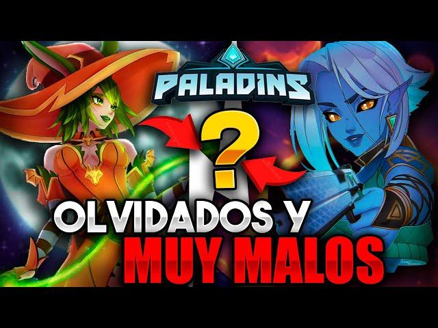 7 CAMPEONES MAS OLVIDADOS de PALADINS en 2024| Paladins Campeones - ZodiacFrank