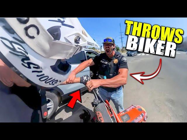 MOTORCYCLE POLICE CHASE | COPS vs BIKERS | ANGRY & COOL COPS 2024