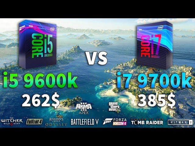 i5 9600k vs i7 9700k Test in 9 Games