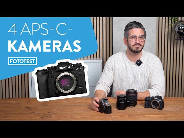 4 Systemkameras mit APS-C-Sensor | Sony, Canon, Nikon & Fujifilm im Test Review | deutsch