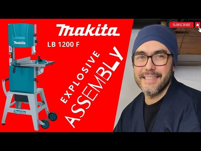 MAKITA LB ​​1200 F BAND SAW ASSEMBLY ( 1/3 ) - ASSEMBLAGGIO SEGA A NASTRO MAKITA LB 1200 F ( 1/3 )